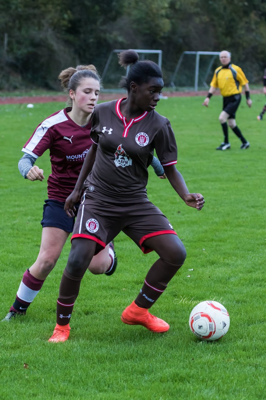 Bild 123 - C-Juniorinnen Halstenbek-Rellingen - St.Pauli : Ergebnis: 0:5